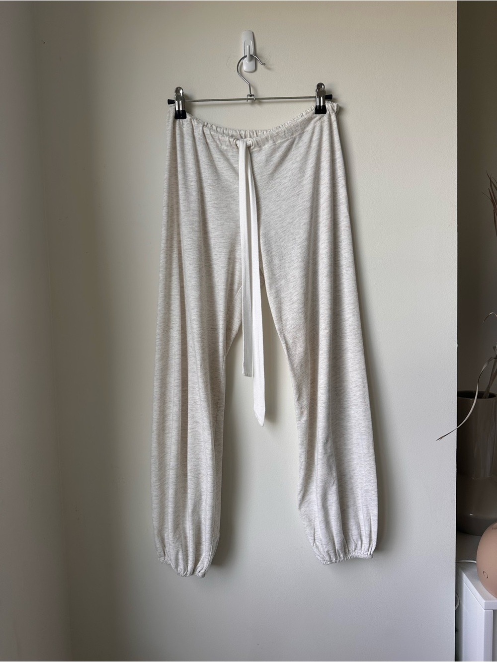 Eberjey Light Heathered Lounge Pants - Off White